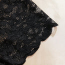Panties De Color Solido De Encaje Para Mujer En Estilo Short