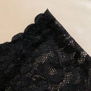 Panties De Color Solido De Encaje Para Mujer En Estilo Short