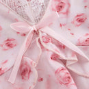 ROMWE Fairycore Camisa De Muneca Floral Del Bosque De Hadas Puras Para Mujer