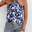 Camisa Casual Floja Con Estampado Floral