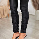 Essnce Pantalones ajustados de mujer con pliegues