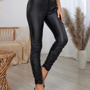 Essnce Pantalones ajustados de mujer con pliegues