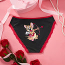 TOM & JERRY X  Comodas bragas de senora con lindo diseno de encaje y bloque de color