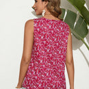 Top de tirantes Mujer con parches florales decorados para el verano