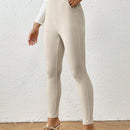 Essnce Pantalon De Color Solido Con Bolsillos Para Mujer
