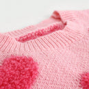 Essnce Sudadera Con Cuello Redondo Y Patron De Corazon De Amor Para Mujeres