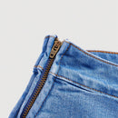 MOD Falda Pantalon De Mezclilla Para Mujer Con Dobladillo Con Volantes