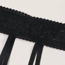 Atractiva Ropa Interior De Encaje Para Mujer Con Cinturon, Tanga Con Abertura En La Entrepierna En Forma De T