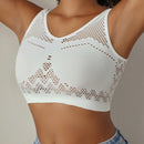 Top De Sujetador Cortado Hueco Para Mujer