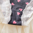 Panties Triangulares De Encaje Con Parches Para Mujer