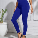 Essnce Pantalones Ajustados Lisos Para Mujer