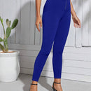 Essnce Pantalones Ajustados Lisos Para Mujer