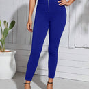 Essnce Pantalones Ajustados Lisos Para Mujer