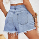 VCAY Denim Desgastado Y Rasgado Para Mujer