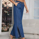 Prive Jeans De Mezclilla De Pierna Ancha Y Talle Alto