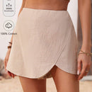 Falda-pantalon De Color Solido De Moda Para Mujeres