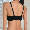 DAZY Sosten Sexy De Malla Transparente Con Soporte De Aros Y Diseno De Push-up (sin Relleno)