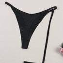 Lenceria Sexy Femenina Con Ligas Para Los Muslos, Material Transparente Y Comodo