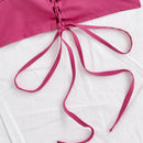 WYWH Camisa Ajustada Para Mujer De Estilo Informal/vacacional Con Cuello De Corazon Y Mangas Cortas