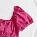 WYWH Camisa Ajustada Para Mujer De Estilo Informal/vacacional Con Cuello De Corazon Y Mangas Cortas