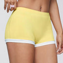 Qutie Pantalones Cortos Impresos De Bloques De Color Para Mujeres Para El Festival De Musica