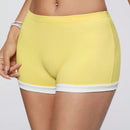Qutie Pantalones Cortos Impresos De Bloques De Color Para Mujeres Para El Festival De Musica