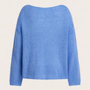 Essnce Sweater Con Hombreras De Color Solido