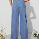MOD Jeans De Pierna Recta Para Mujer Con Bolsillos