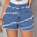 LUNE Shorts De Mezclilla Deshilachados Para Damas