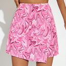 NEW  WYWH Pantalones Cortos Casuales Con Estampado Tie-dye
