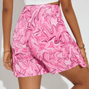NEW  WYWH Pantalones Cortos Casuales Con Estampado Tie-dye