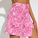 NEW  WYWH Pantalones Cortos Casuales Con Estampado Tie-dye