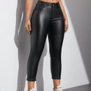 Pantalones de mujer de unicolor ajustados