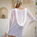 VCAY Sueter Con Capucha Ahuecado Para Mujer