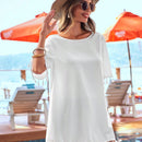 VCAY Camisas De Mujer De Verano Con Ribete De Flecos Ahuecadas