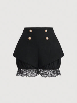 MOD Shorts Skorts Super Cortos De Encaje