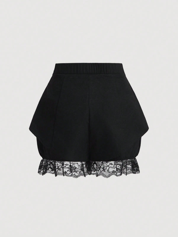 MOD Shorts Skorts Super Cortos De Encaje