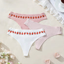 Tanga Estampada De Fresa Para Mujer