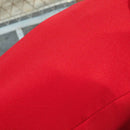 Camiseta Roja Con Cuello En V Y Estampado De Peine