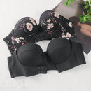 2 Unids/set Sujetador Sin Tirantes Con Aros Para Mujer