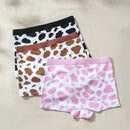3 Piezas De Bragas De Mujer Con Estampado De Vaca