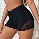 Calzones De Cadera De Encaje Con Detalles, 3 Piezas/pack Para Mujeres