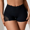 Calzones De Cadera De Encaje Con Detalles, 3 Piezas/pack Para Mujeres