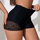 Calzones De Cadera De Encaje Con Detalles, 3 Piezas/pack Para Mujeres