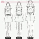 DAZY Jersey Corto A Rayas De Manga Larga Para Mujer