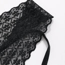 Dazy tanga sexy para mujeres con cordon de encaje de trabajo hueco y detalle de correa