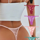 5 Tangas De Encaje Floral