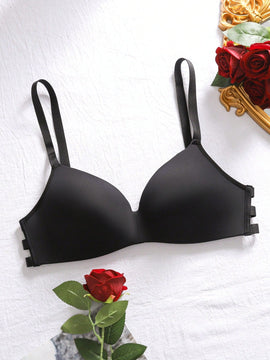 Sujetador Hueco Sin Color Solido Para Mujer