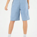 Forever 21 Pantalones Cortos De Mezclilla Desgastados Para Mujer