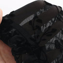 Dazy Designer Camisa De Cintura Ajustada Con Diseno De Muneca Y Cuello De Encaje Floral Transparente Para Mujer